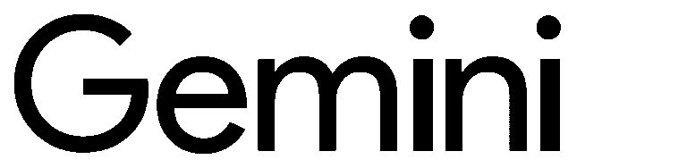 Google Gemini текстове лого