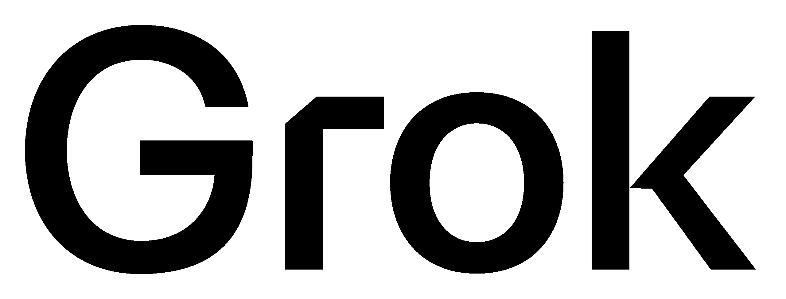Grok logo text