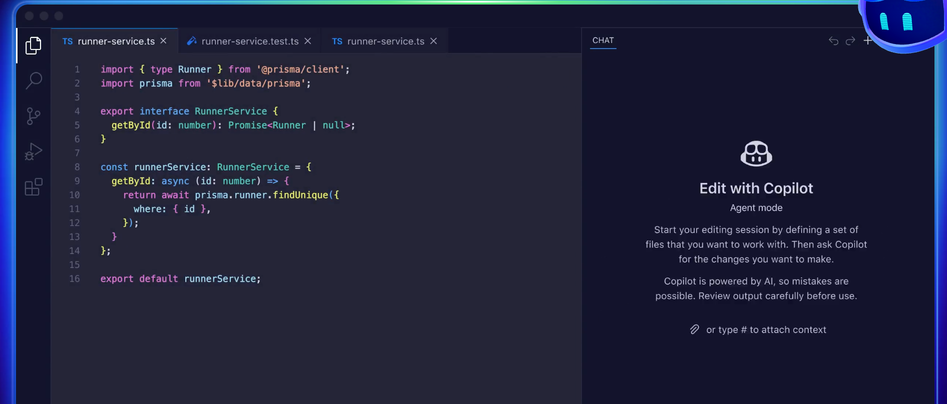 Показана співпраця ШІ інструменту GitHub Copilot + VS Code